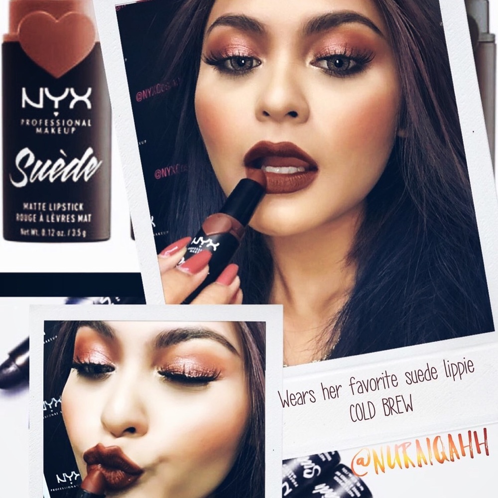 🔥NYX Matte Suede Lipstick *COLD BREW*🔥W/GIFTS🎁